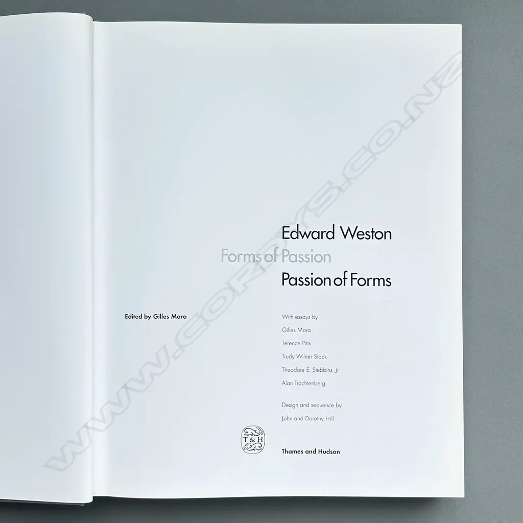 EDWARD WESTON: FORMS OF PASSION PASSION OF FORMS Image 1++